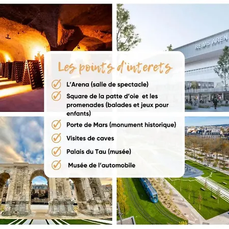 Apartment L'elitys With Parking - Reims-hypercentre